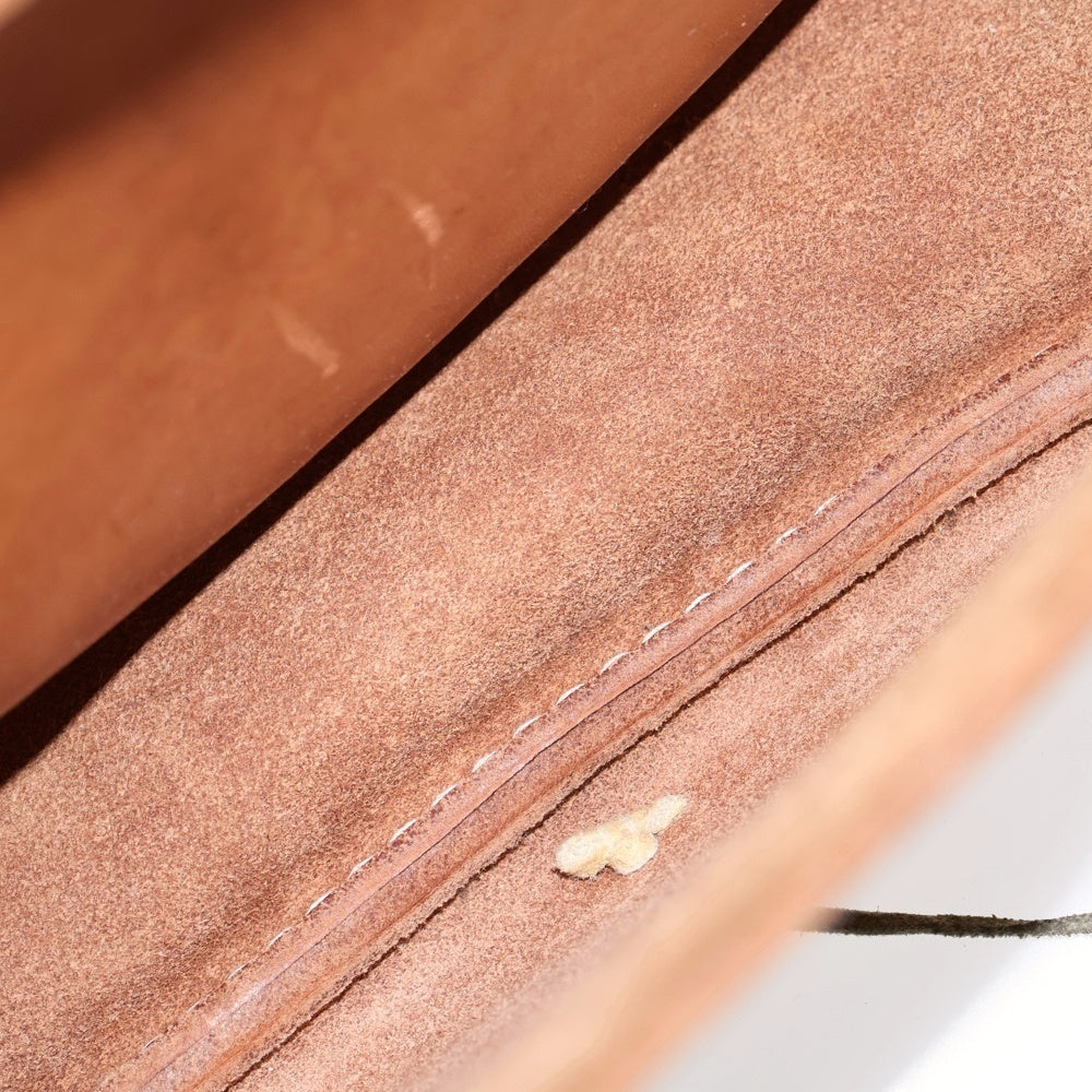 goro's(ゴローズ) SVコンチョ メタル付きコーンカスタム バケットバッグ サドルレザー ブラウン