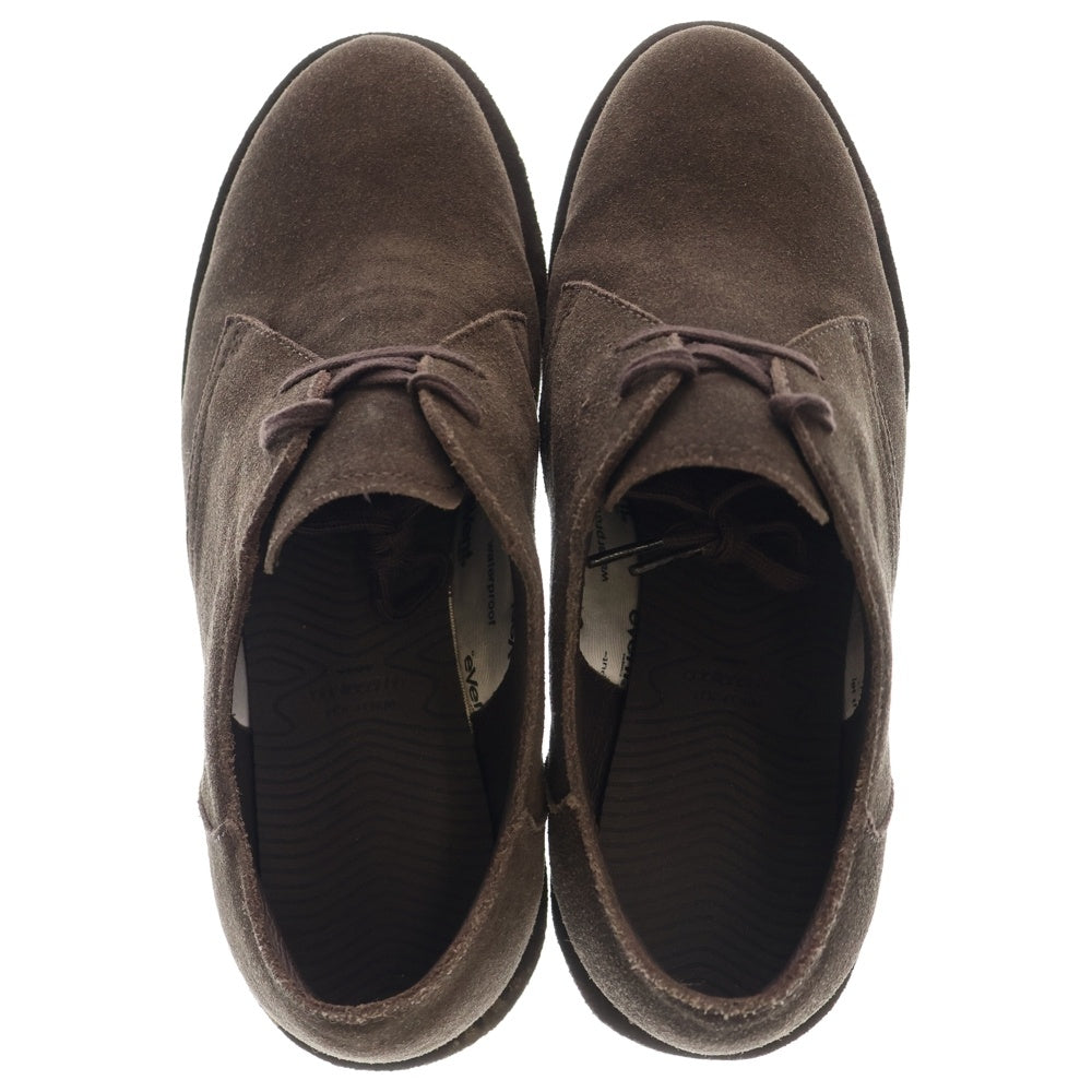 NO BRAND(ノーブランド) BbbLllAaaHhh(ブラブラブラ)PLAIN TOE SHOES プレーントゥ スウェードシューズ ブラウン US9.5/27.5cm OGNB-001ev