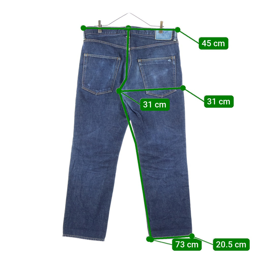 VISVIM(ヴィスヴィム) 13SS SOCIAL SCULPTURE DENIM 03R ソーシャルスカルプチャー デニムパンツ インディゴ 0113105005002