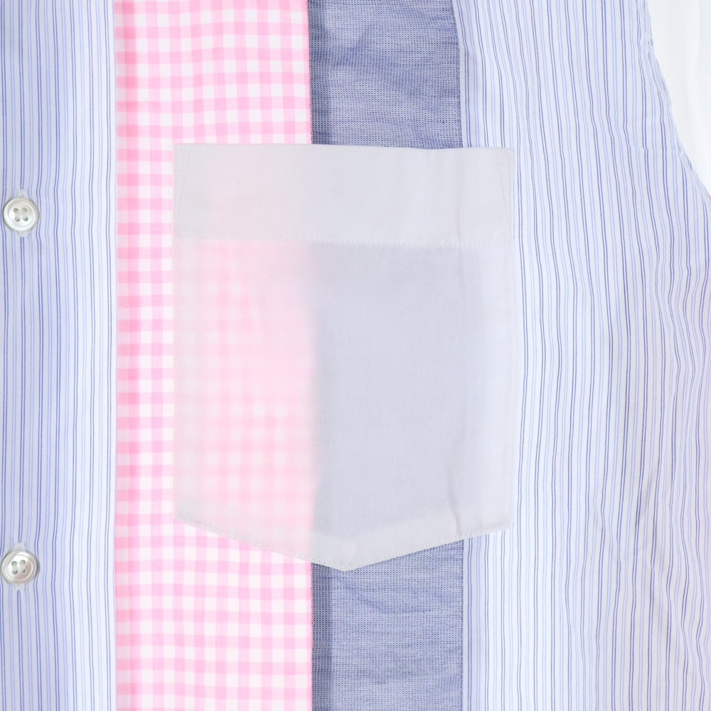 COMME des GARCONS HOMME DEUX(コムデギャルソン オムドゥ) 12SS AD2011 パッチワーク 長袖 シャツ マルチ DI‐B038