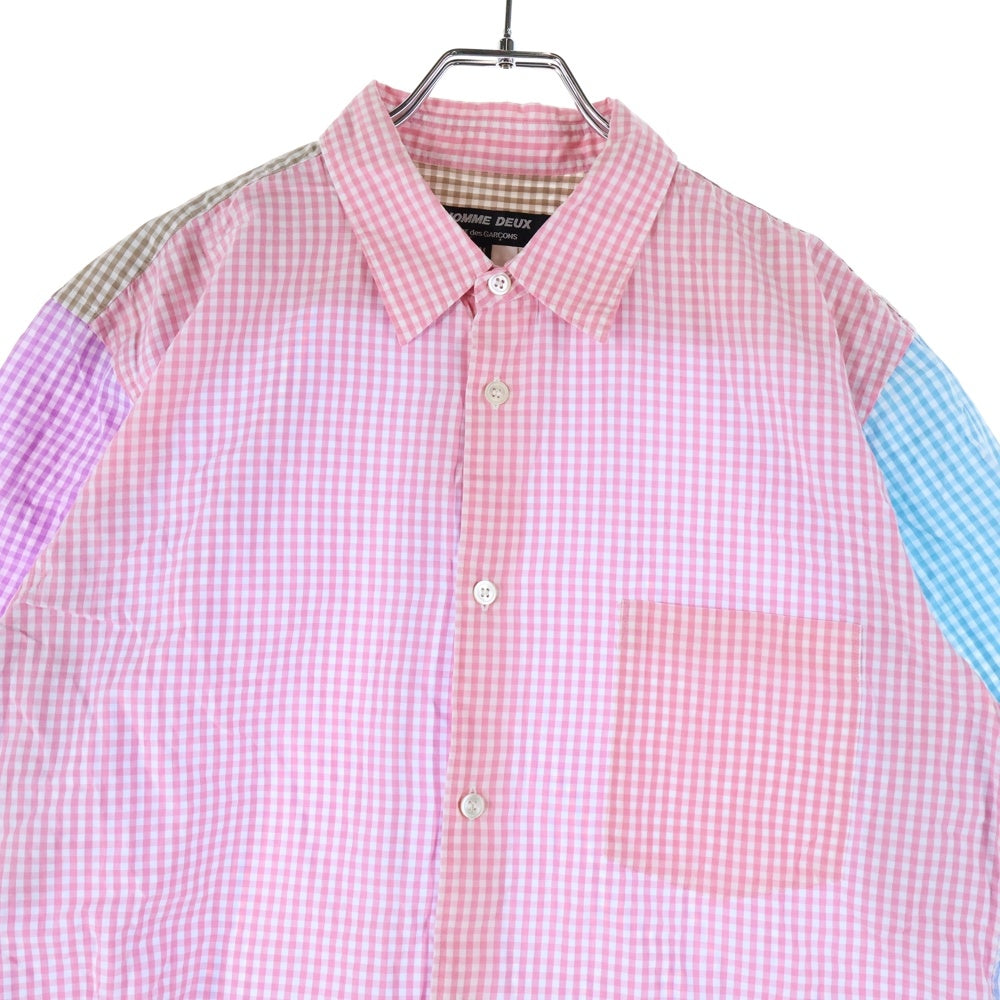 COMME des GARCONS HOMME DEUX(コムデギャルソン オムドゥ) 13SS AD2012 半袖 シャツ マルチ DK‐B059