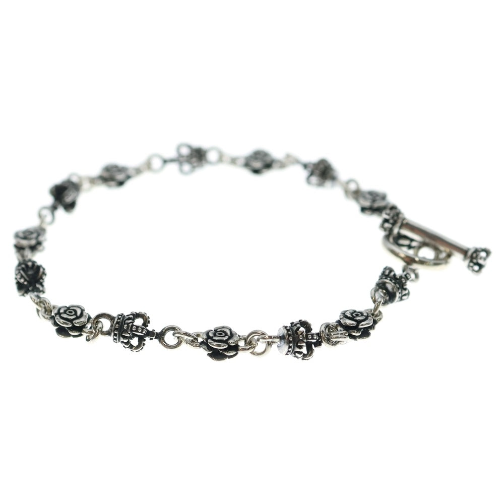 Justin Davis(ジャスティンデイヴィス) クラウン ローズ ブレスレット シルバー