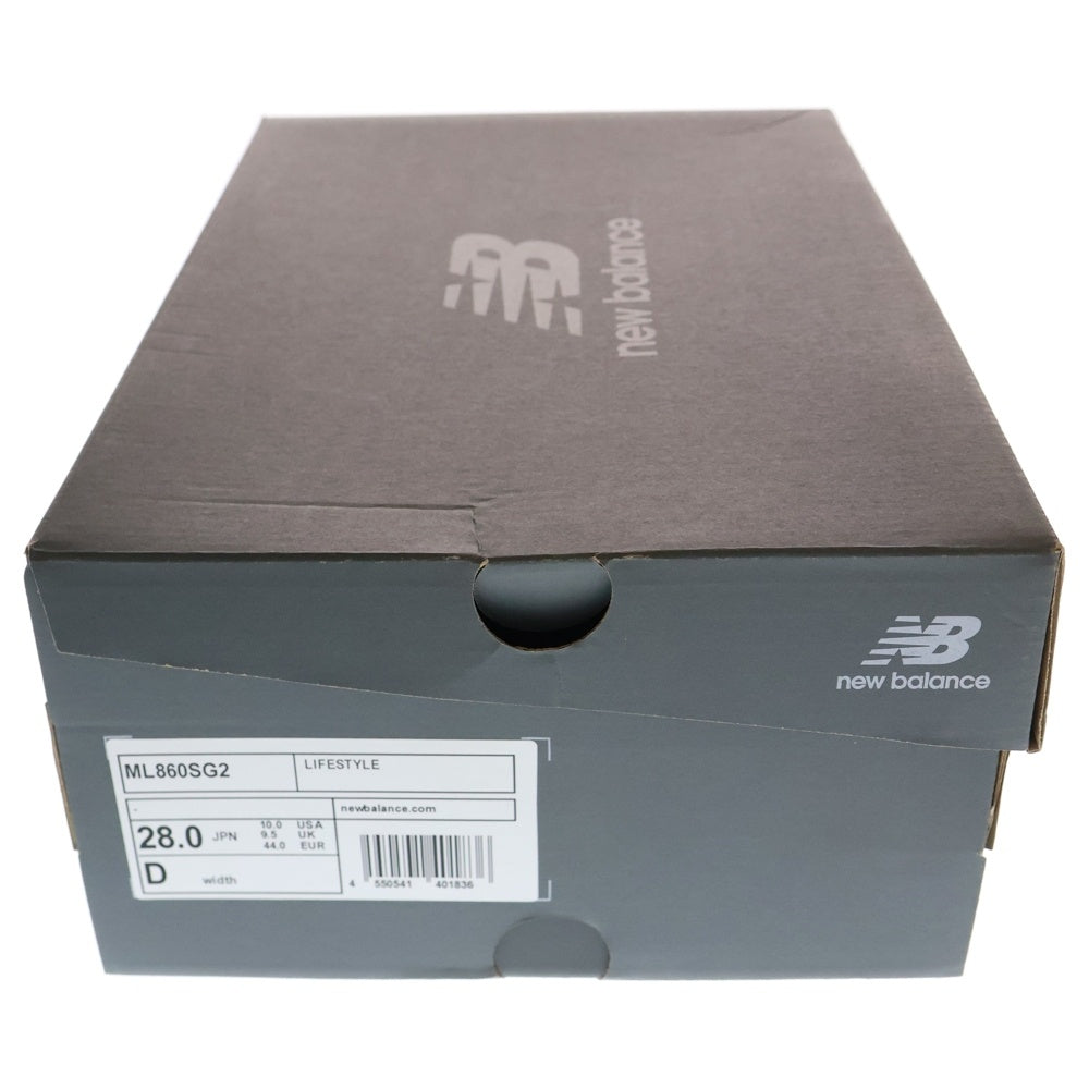 New Balance(ニューバランス) ML860SSG2 メッシュ ローカットスニーカー ホワイト US10/28cm