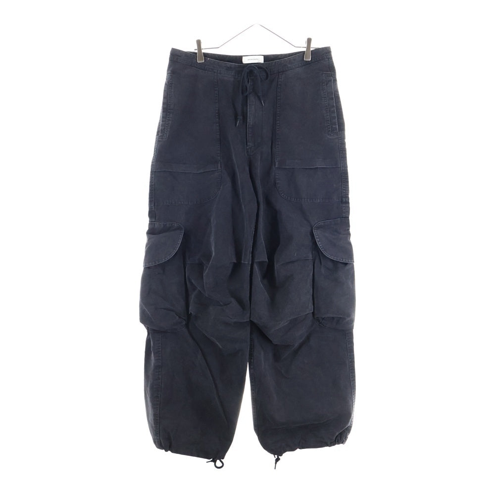 entire studios(エンタイア スタジオ) FREIGHT CARGO フレイト コットン カーゴパンツ ブラック ES2395