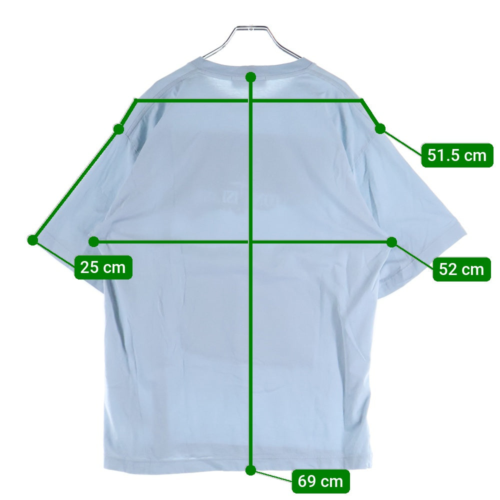 STONE ISLAND(ストーンアイランド) Scratched Paint Two Print T-Shirt スクラッチド パターン ツープリント 半袖Tシャツ カットソー ブルー 80152RC90