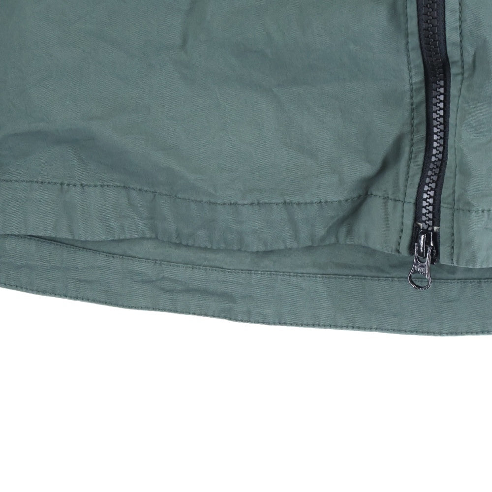 STONE ISLAND(ストーンアイランド) OVERSHIRT オーバーシルエット ロゴパッチ ジップアップジャケット カーキ 801510210