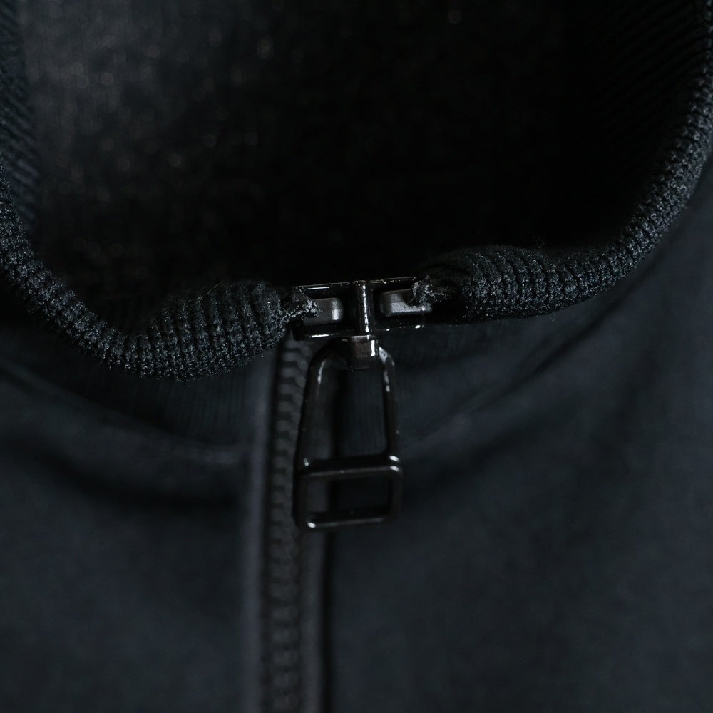 SOPHNET.(ソフネット) ロングスリーブ スターエンブロイダリー ジップアップジャケット ブラック/ホワイト SOPH-189034