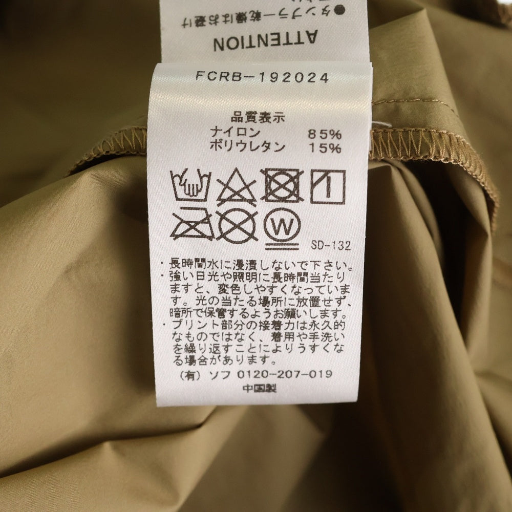 F.C.R.B.(エフシーアールビー) 20AW ストレッチ ライト ウェスト フーデット ジップアップブルゾン シェルジャケット FCRB-192024