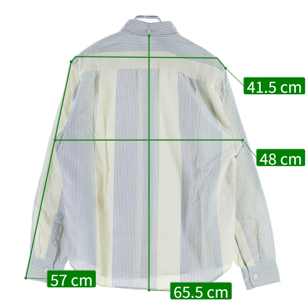 SUPREME(シュプリーム) 20SS Oxford Shirt クラシックロゴ ストライプ柄 オックスフォード 長袖 ボタンダウンシャツ マルチカラー