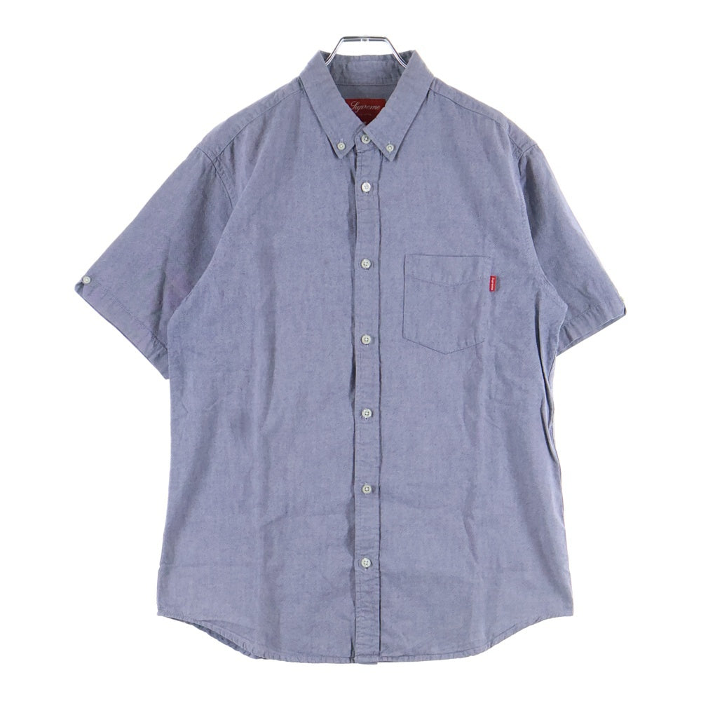 SUPREME(シュプリーム) 12SS S/S Oxford Shirt オックスフォード 半袖ボタンダウンシャツ グレー