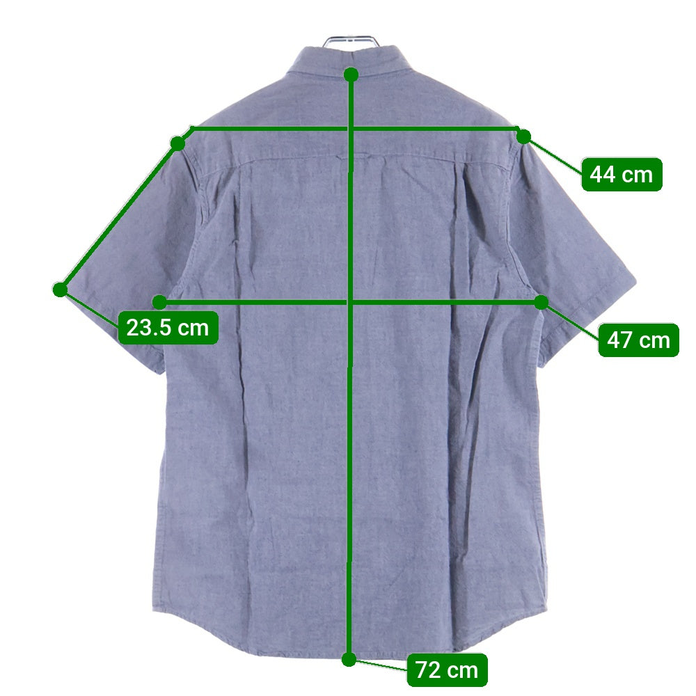 SUPREME(シュプリーム) 12SS S/S Oxford Shirt オックスフォード 半袖ボタンダウンシャツ グレー