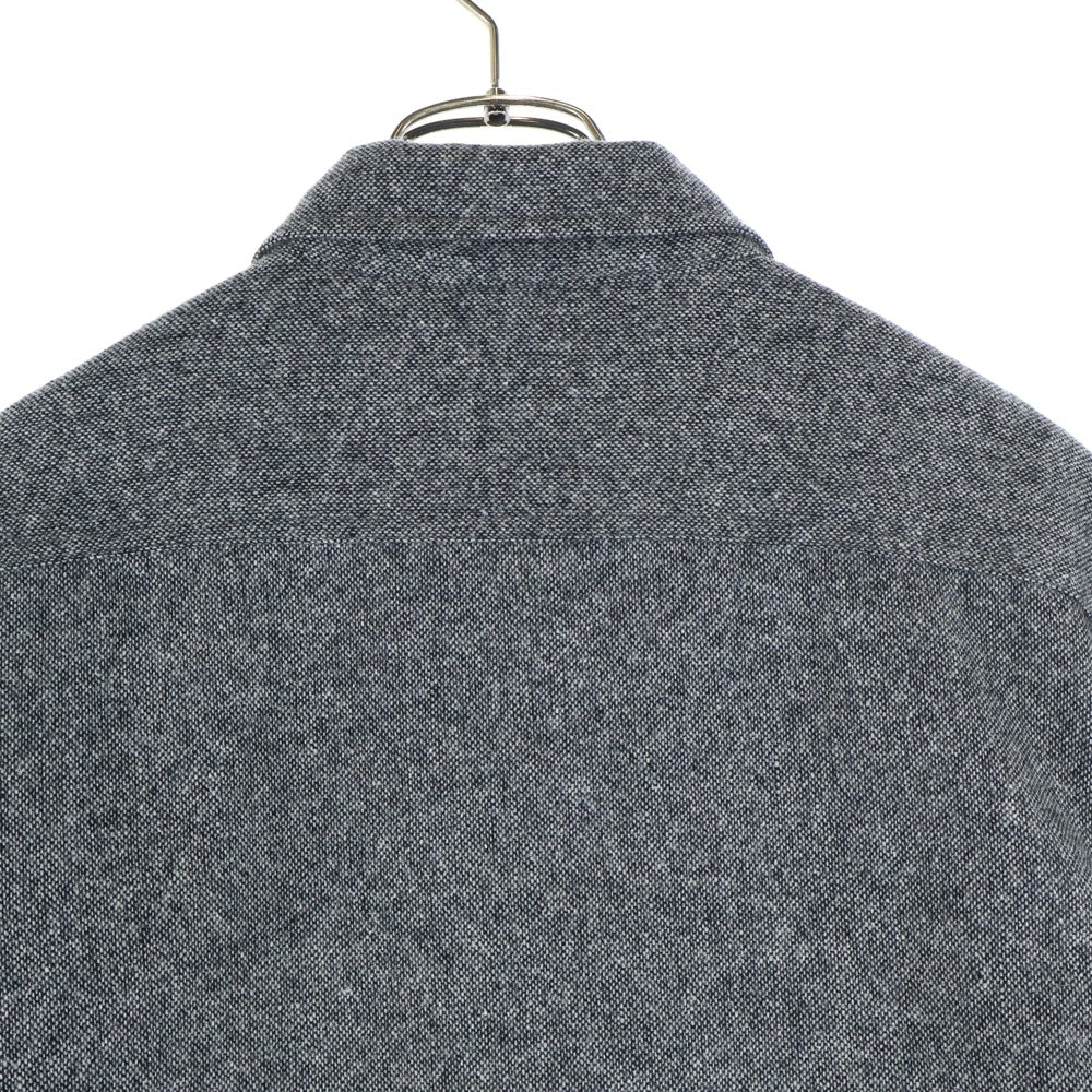 SUPREME(シュプリーム) 12AW pile Lined Shirt パイル ウール混ファーライナー 長袖シャツジャケット グレー