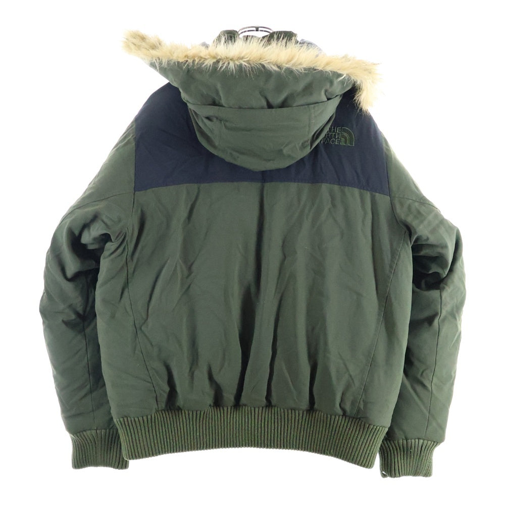 THE NORTH FACE(ザノースフェイス) HYVENT G2 BOMBER UTILITY JACKET ハイヴェント ファー付 ジップアップボンバージャケット カーキ/ブラック