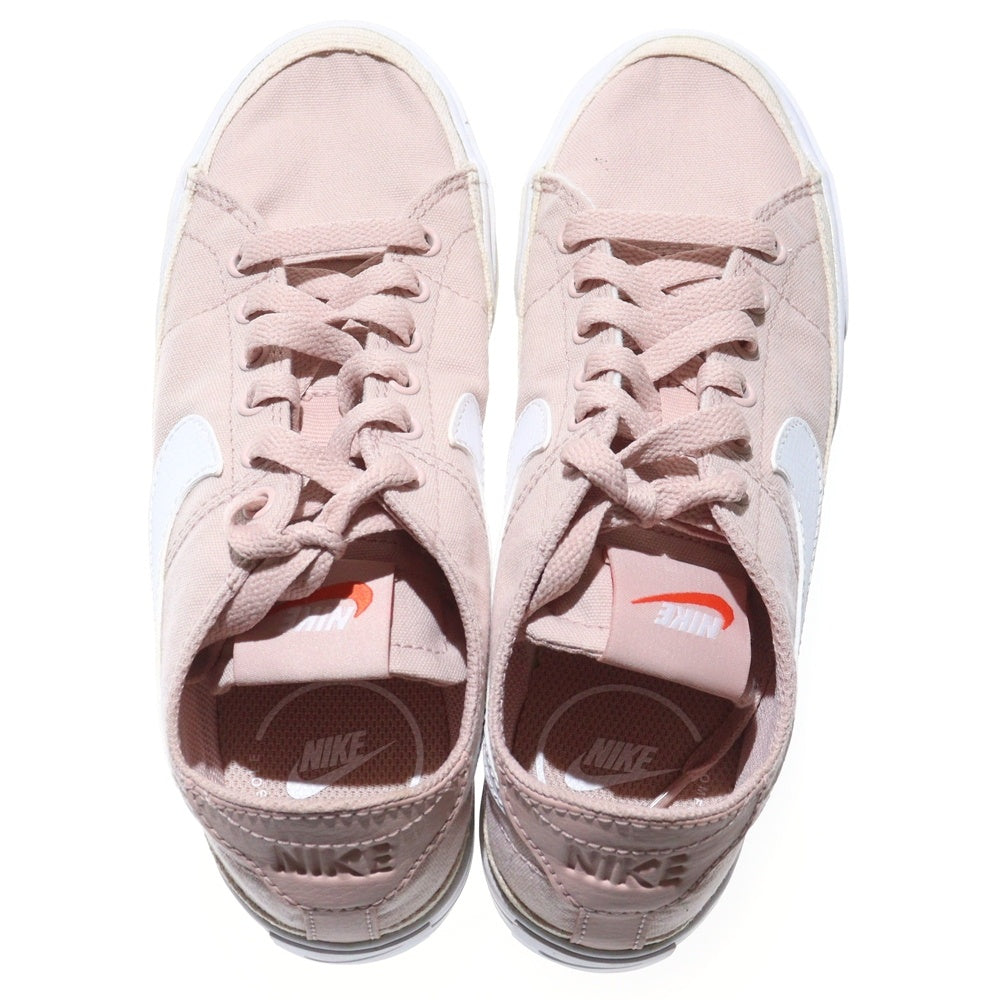 NIKE(ナイキ) COURT LEGACY CANVAS コート レガシー キャンバス ローカットスニーカー レディース ピンク US6/23cm CZ0294-602