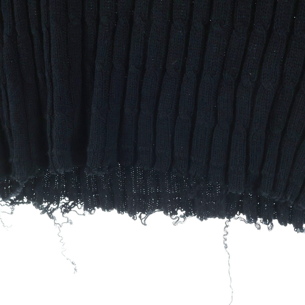 BASICKS(ベイシックス) ハーフジップ ニット セーター ブラック S0-0807