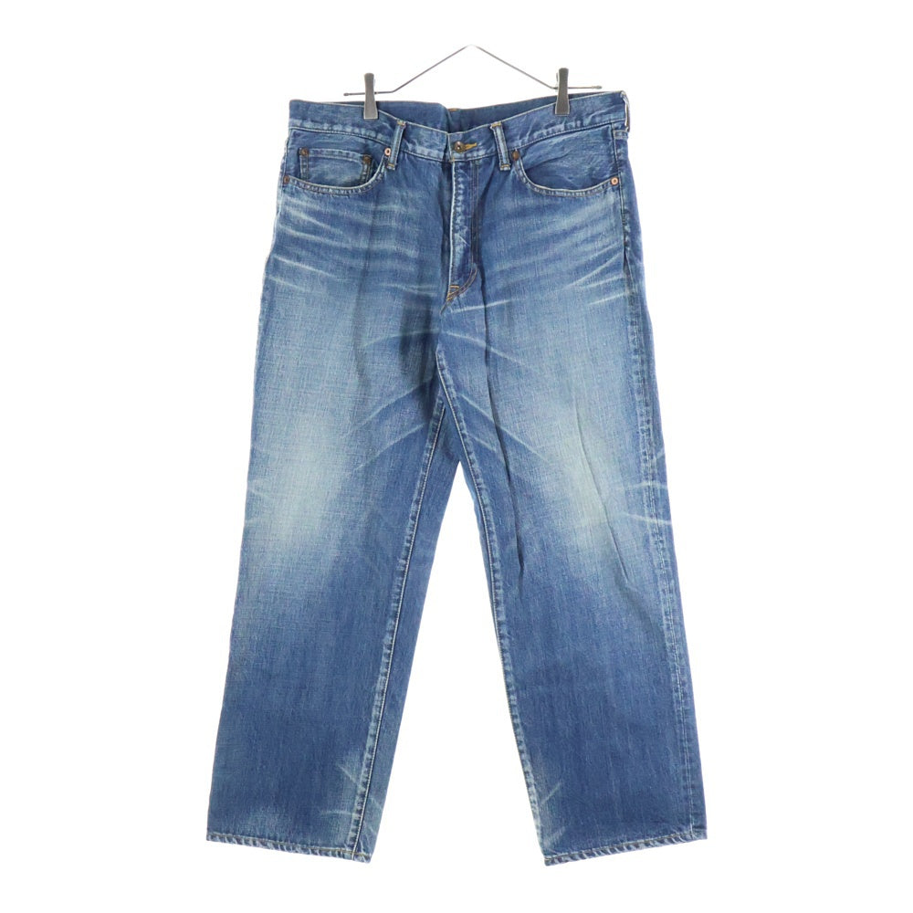 kolor(カラー) 12AW ストレートデニム パンツ インディゴ 12WCM‐P21115S