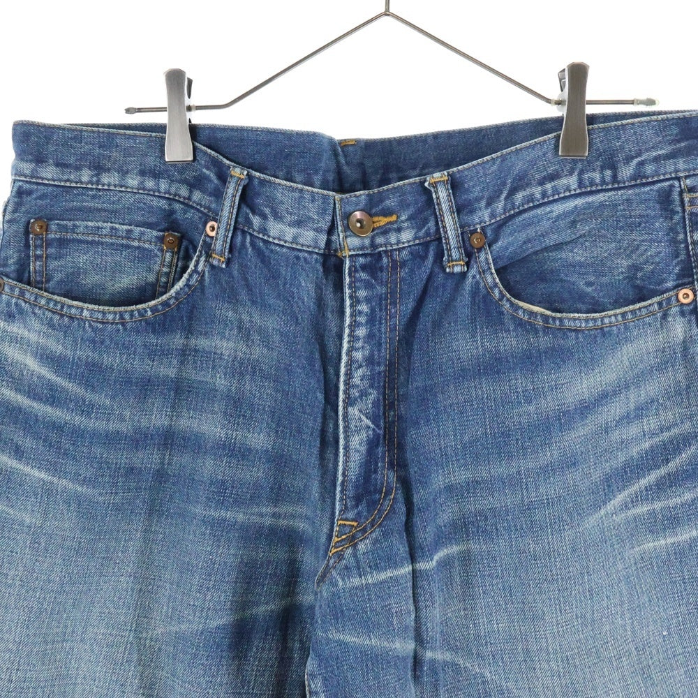 kolor(カラー) 12AW ストレートデニム パンツ インディゴ 12WCM‐P21115S