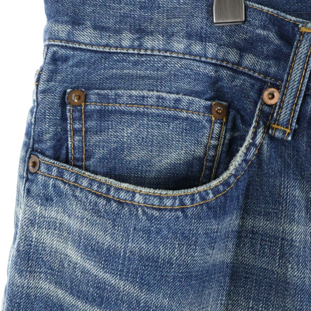 kolor(カラー) 12AW ストレートデニム パンツ インディゴ 12WCM‐P21115S