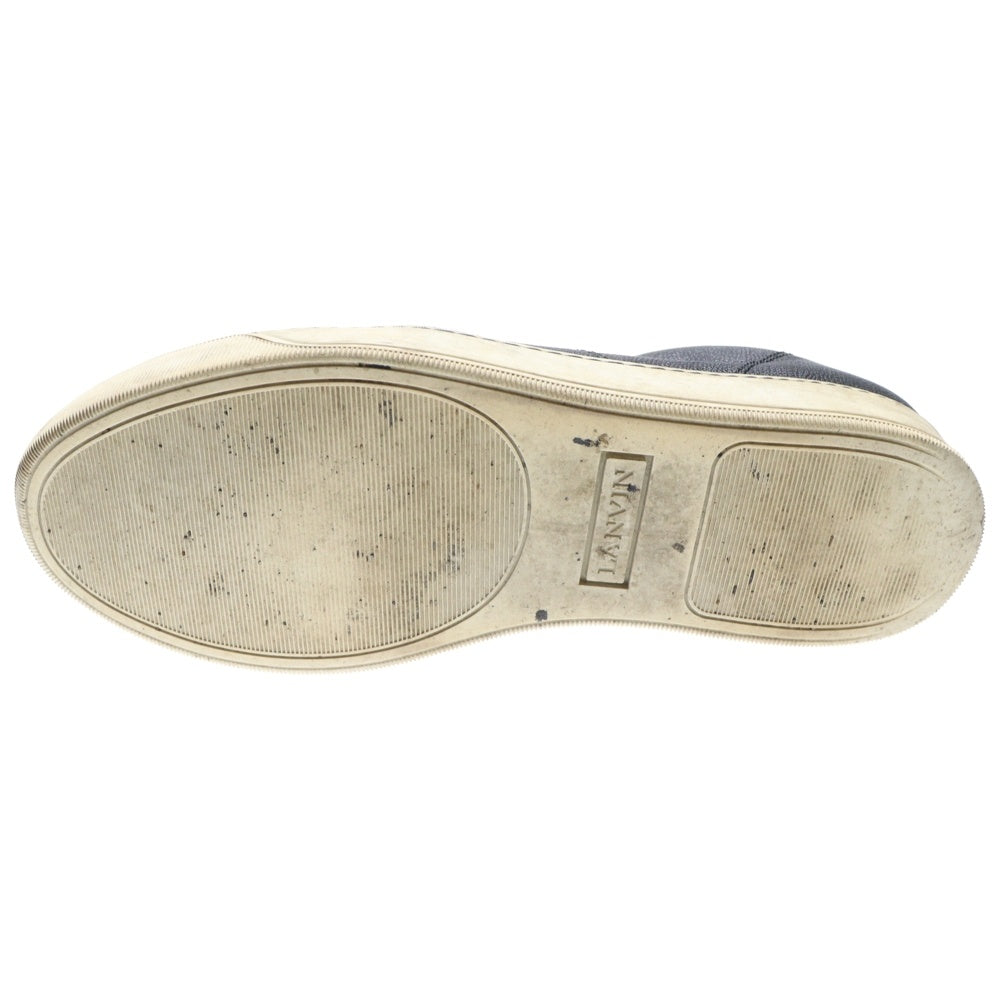 LANVIN(ランバン) レザー ローカットスニーカー ブラック