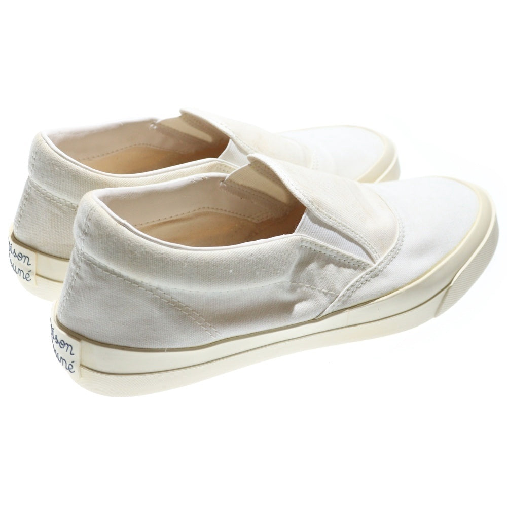 MAISON KITSUNE(メゾンキツネ) スリッポン ローカットスニーカー ホワイト