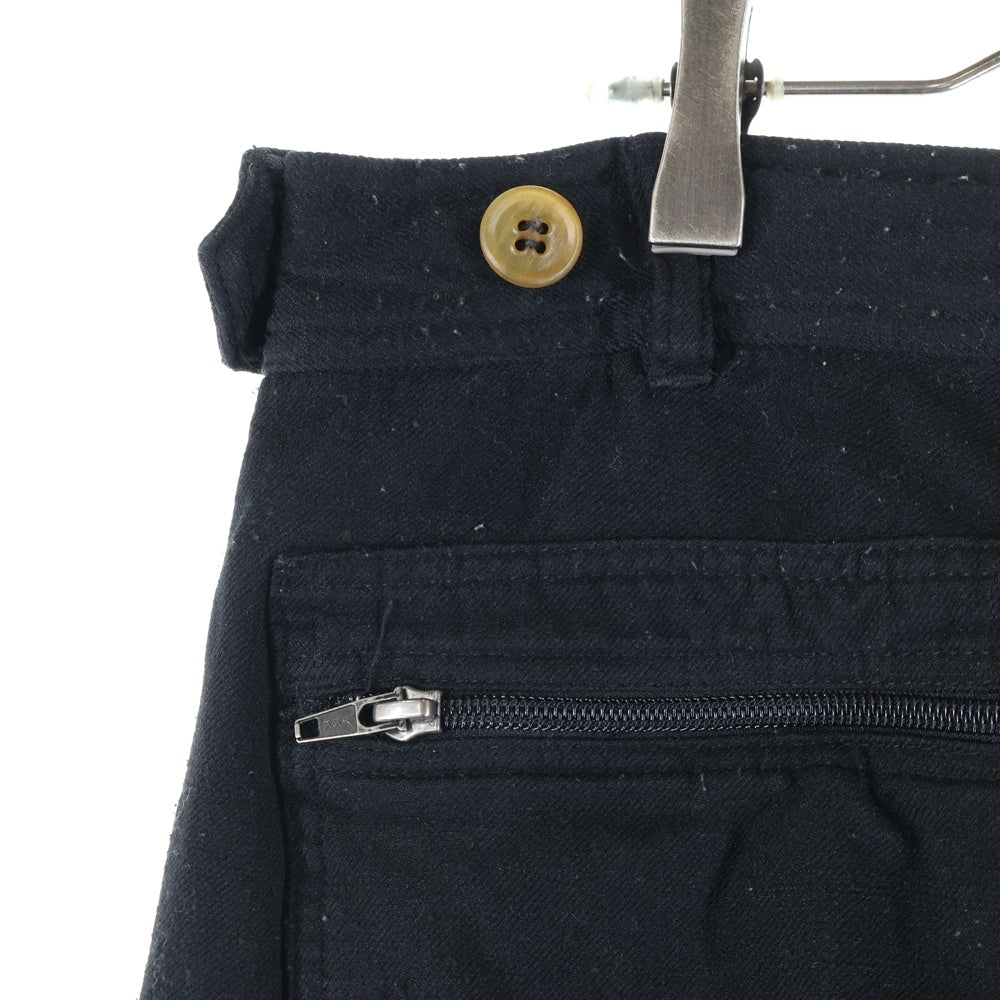 COMME des GARCONS HOMME PLUS(コムデギャルソンオムプリュス) 05AW AD2005 ポリ縮 サイドアジャスター パンツ PP‐P018