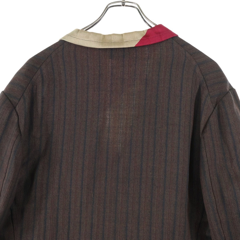 COMME des GARCONS HOMME PLUS(コムデギャルソンオムプリュス) AD2001 リバーシブル 3B レーヨン テーラードジャケット ブラウン PJ-10073L