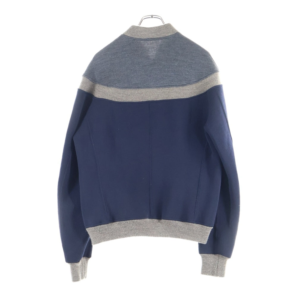 kolor(カラー) 14AW ダンボールニット切り替え ジップアップ ウールブルゾン ジャケット マルチカラー 14WCM-T02201