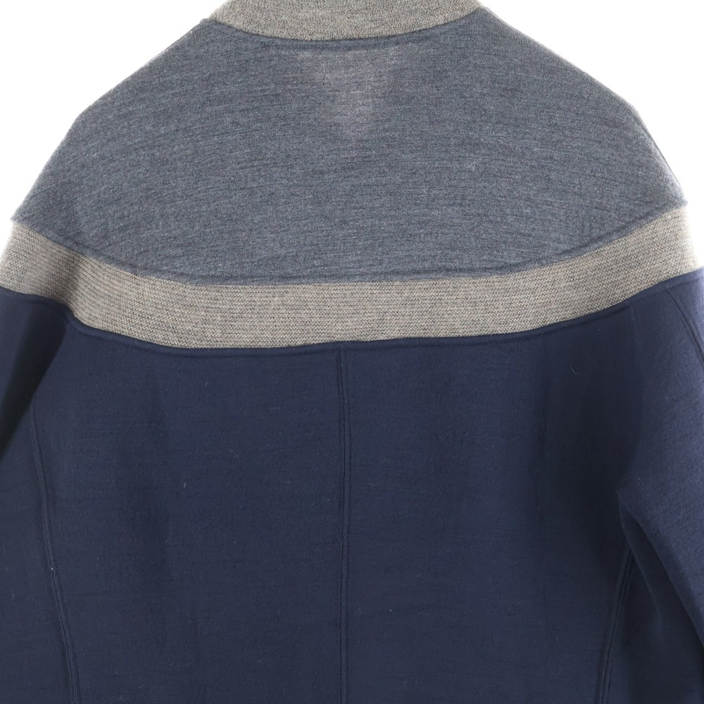 kolor(カラー) 14AW ダンボールニット切り替え ジップアップ ウールブルゾン ジャケット マルチカラー 14WCM-T02201