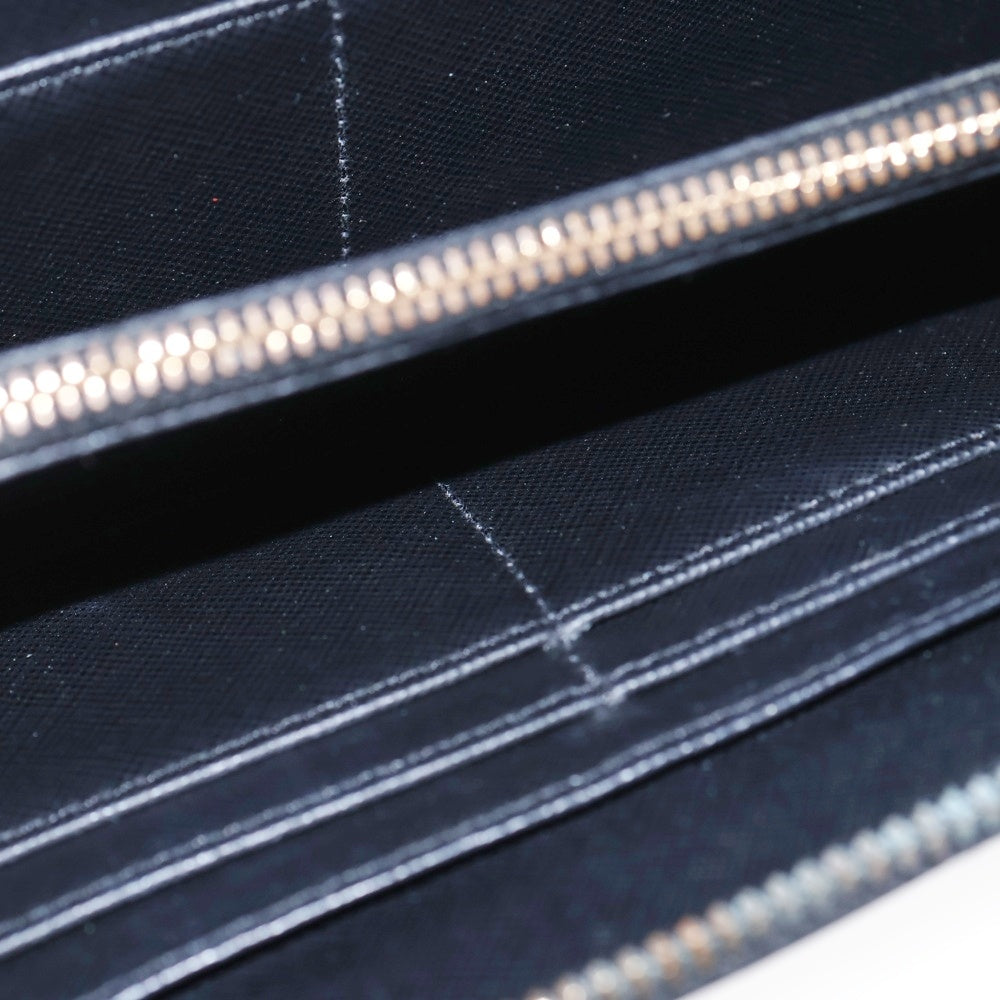 TORY BURCH(トリー バーチ) ロゴデザインプレート レザー ロングウォレット 長財布 ブラック