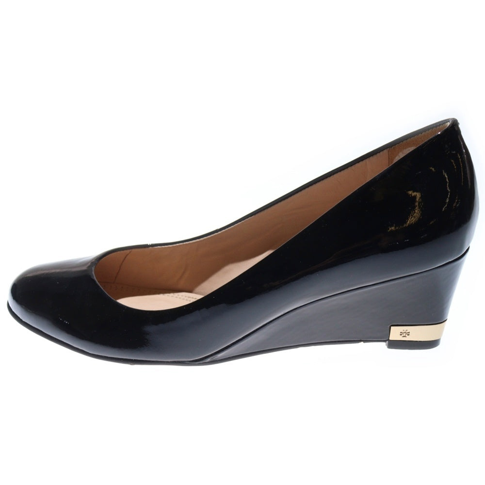 TORY BURCH(トリー バーチ) ヒールロゴデザイン レザー ヒール パンプス レディース ブラック