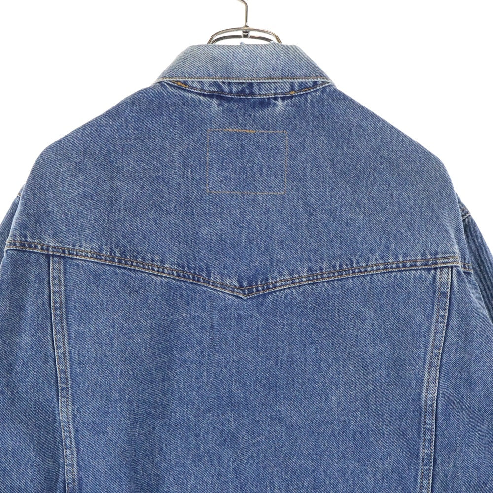 Levi's(リーバイス) ×MCLAREN RACING マクラーレン レーシング パッチデザイン ジップアップ デニムトラッカージャケット インディゴ/レッド A8990-0000