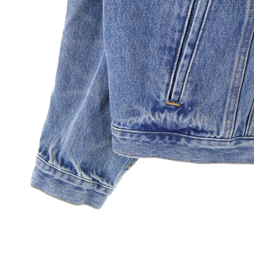 Levi's(リーバイス) ×MCLAREN RACING マクラーレン レーシング パッチデザイン ジップアップ デニムトラッカージャケット インディゴ/レッド A8990-0000