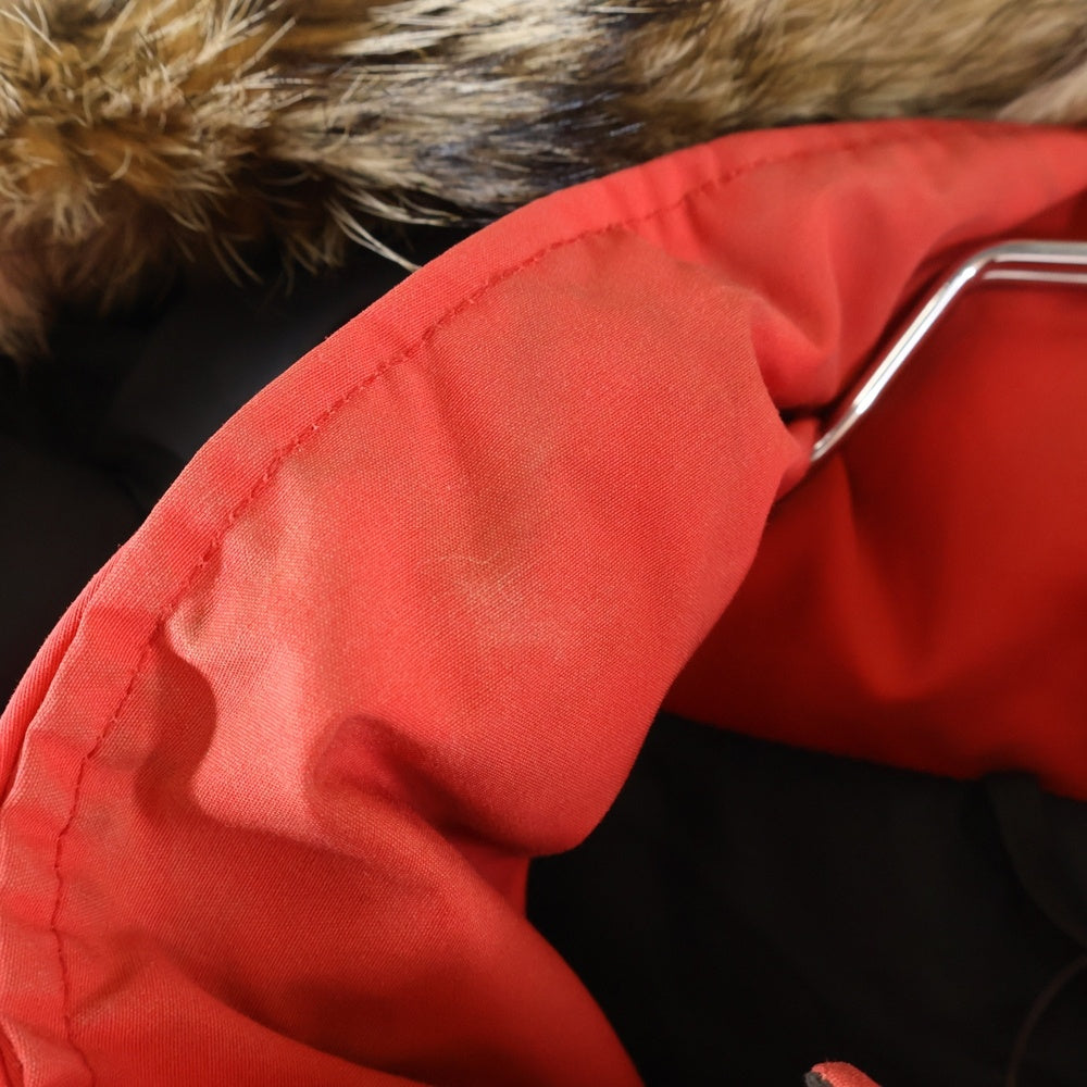 CANADA GOOSE(カナダグース) RUSSELL PARKA ラッセル ファーフーデッド ダウンジャケット パーカー レッド 2301JM