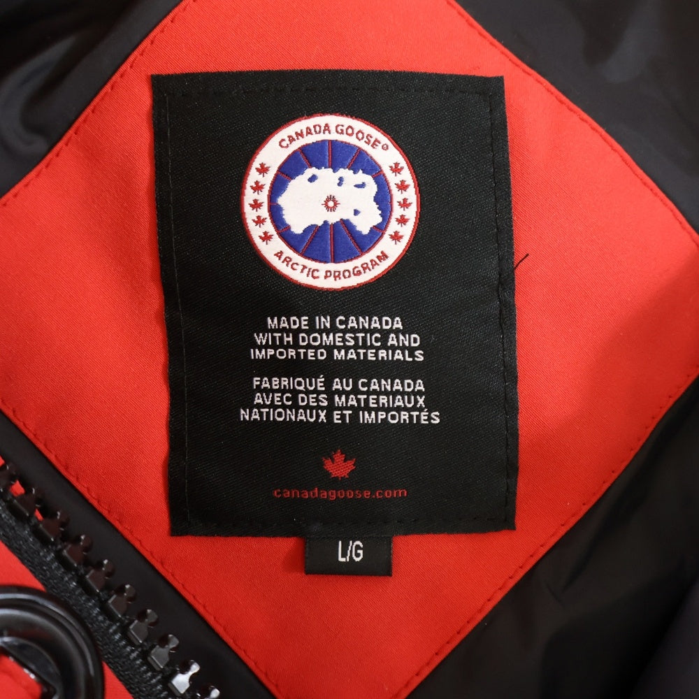 CANADA GOOSE(カナダグース) RUSSELL PARKA ラッセル ファーフーデッド ダウンジャケット パーカー レッド 2301JM