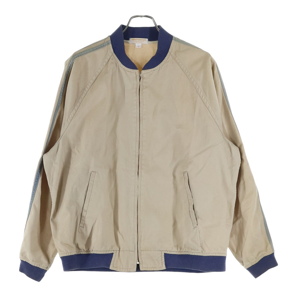 BROOKS BROTHERS(ブルックス ブラザーズ) 70S VINTAGE LIGHT WEIGHT BOMBER JACKET ヴィンテージ ライトウェイト ダブルポケット ジップアップ ボンバージャケット ベージュ