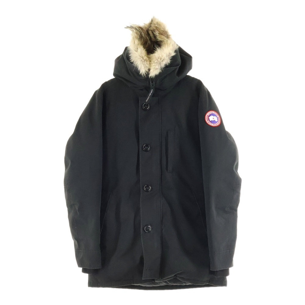 CANADA GOOSE(カナダグース) JASPER PARKA ジャスパー パーカー ファーフーデッド ジップアップ ダウンジャケット ブラック 3438JM