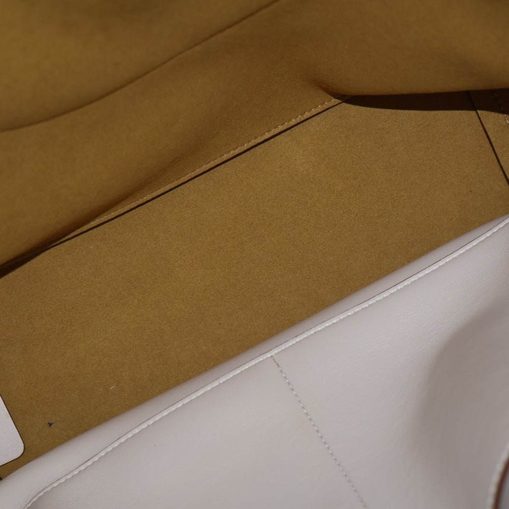 STELLA McCARTNEY(ステラマッカートニー) LOGO TOTE ロゴデザイン レザー ハンド トートバッグ ベージュ W8542