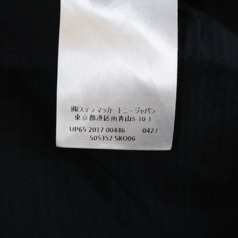 STELLA McCARTNEY(ステラマッカートニー) ウール テーパード スラックスパンツ ブラック 505352