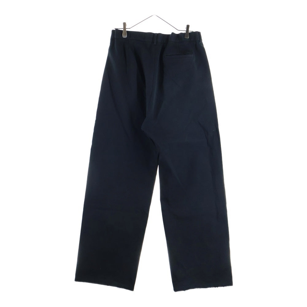 BALENCIAGA(バレンシアガ) 17AW コットン エラスティック ワイドチノパンツ ブラック 485922 TVE15