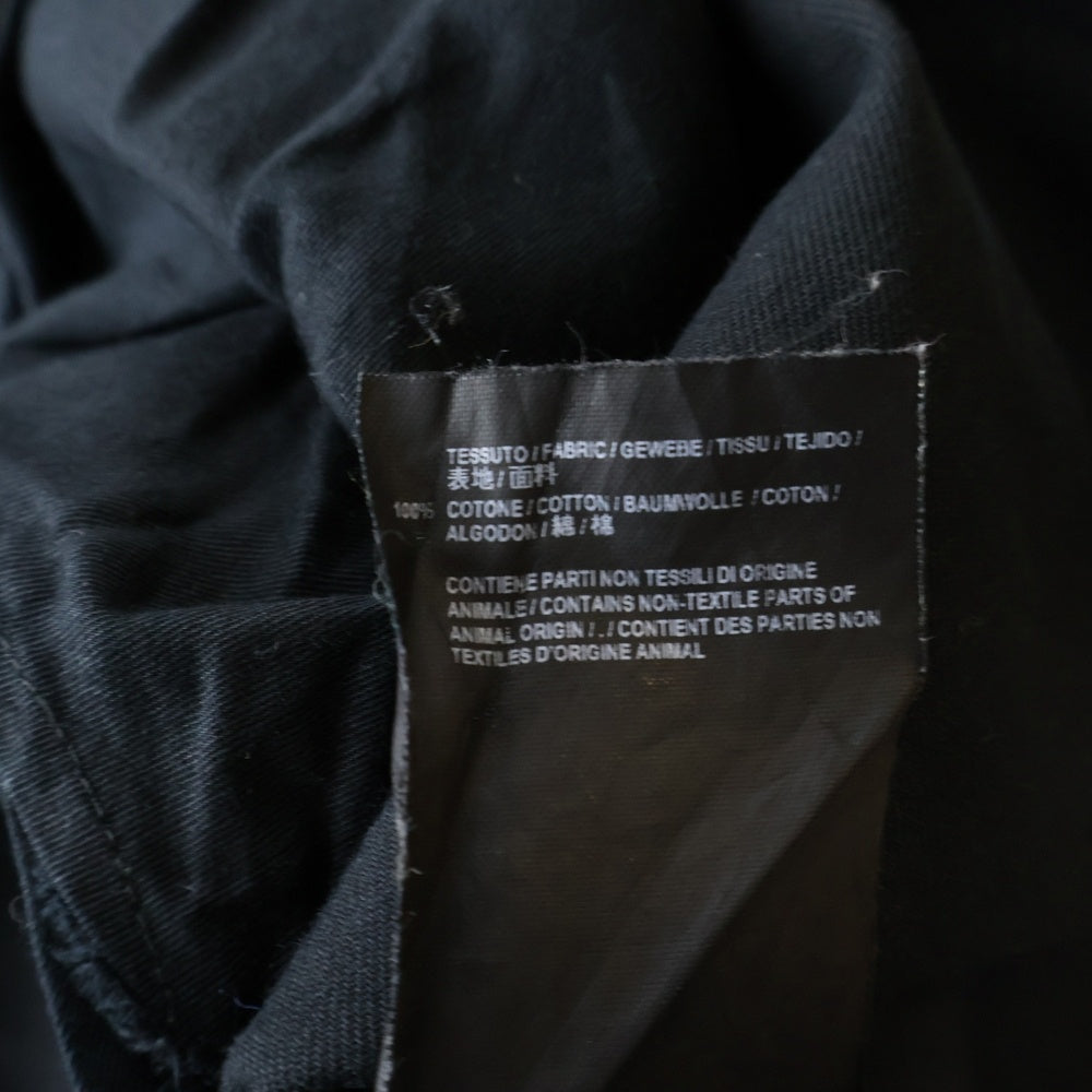 BALENCIAGA(バレンシアガ) 17AW コットン エラスティック ワイドチノパンツ ブラック 485922 TVE15