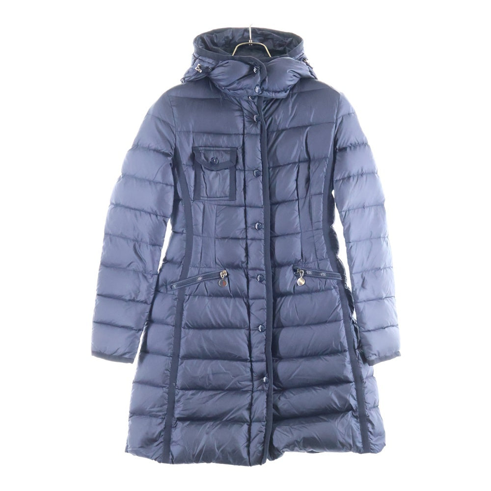 MONCLER(モンクレール) HERMINE エルミンヌ ジップアップ ダウンコート レディース ネイビー 420934933905