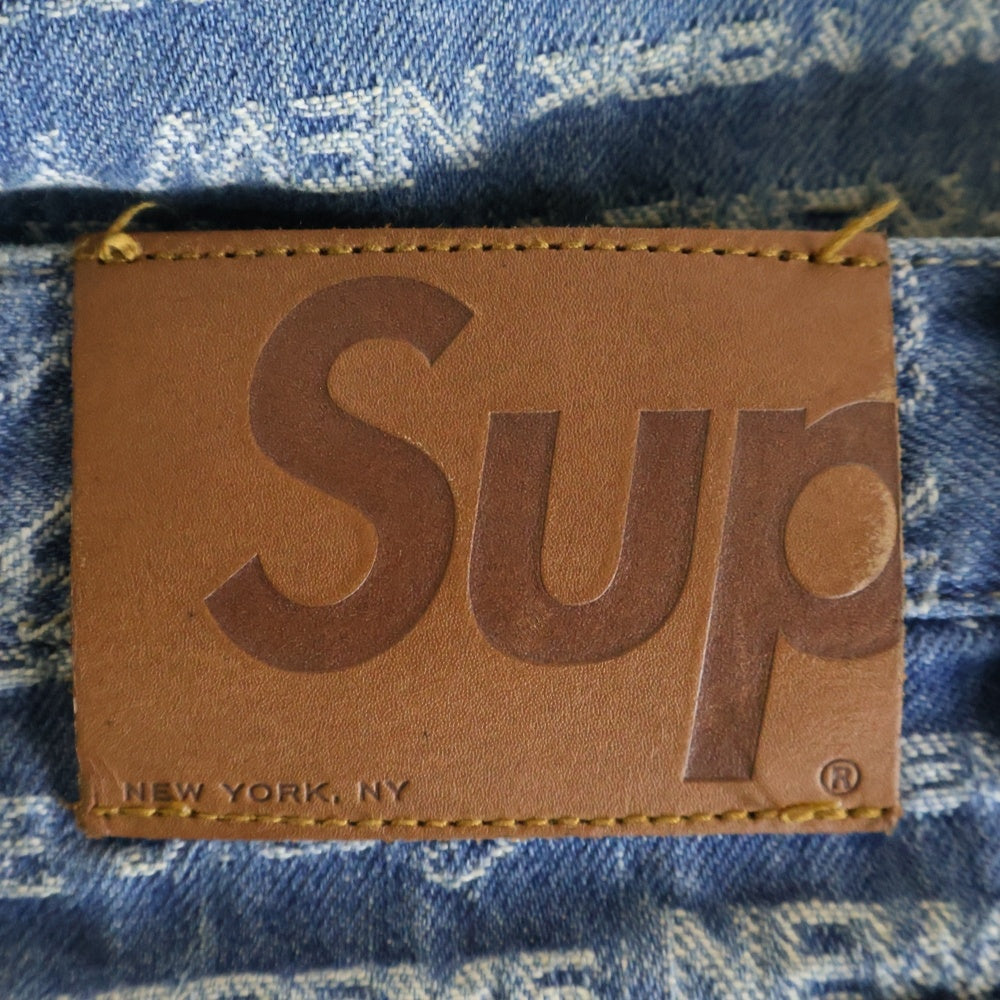 SUPREME(シュプリーム) 22AW Multi Type Jacquard Regular Jean マルチタイプ ジャガード レギュラー デニムパンツ インディゴ