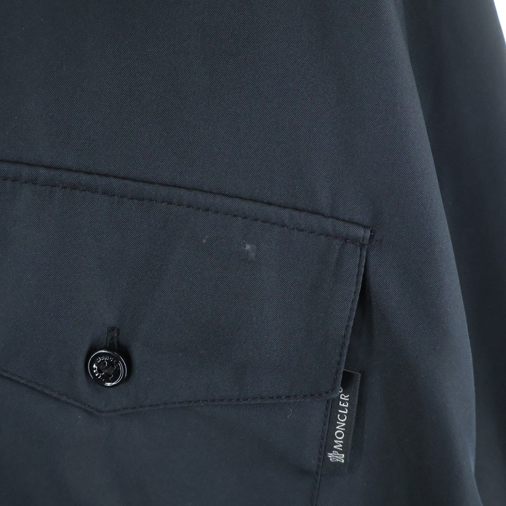 MONCLER(モンクレール) 20AW ABITO アビト サイドプリーツ ポリエステル シャツワンピース ブラック レディース F20932G70400 C0382