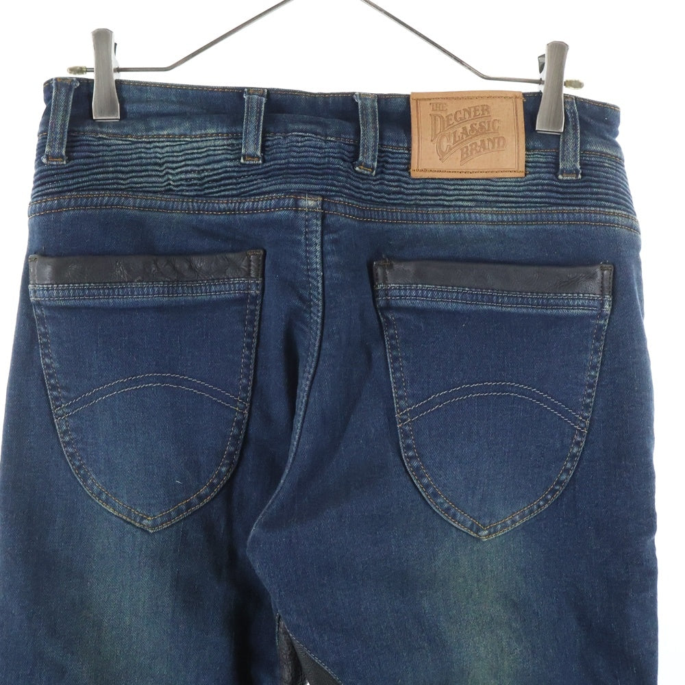 KADOYA(カドヤ) バイカー デニム パンツ インディゴ レディース