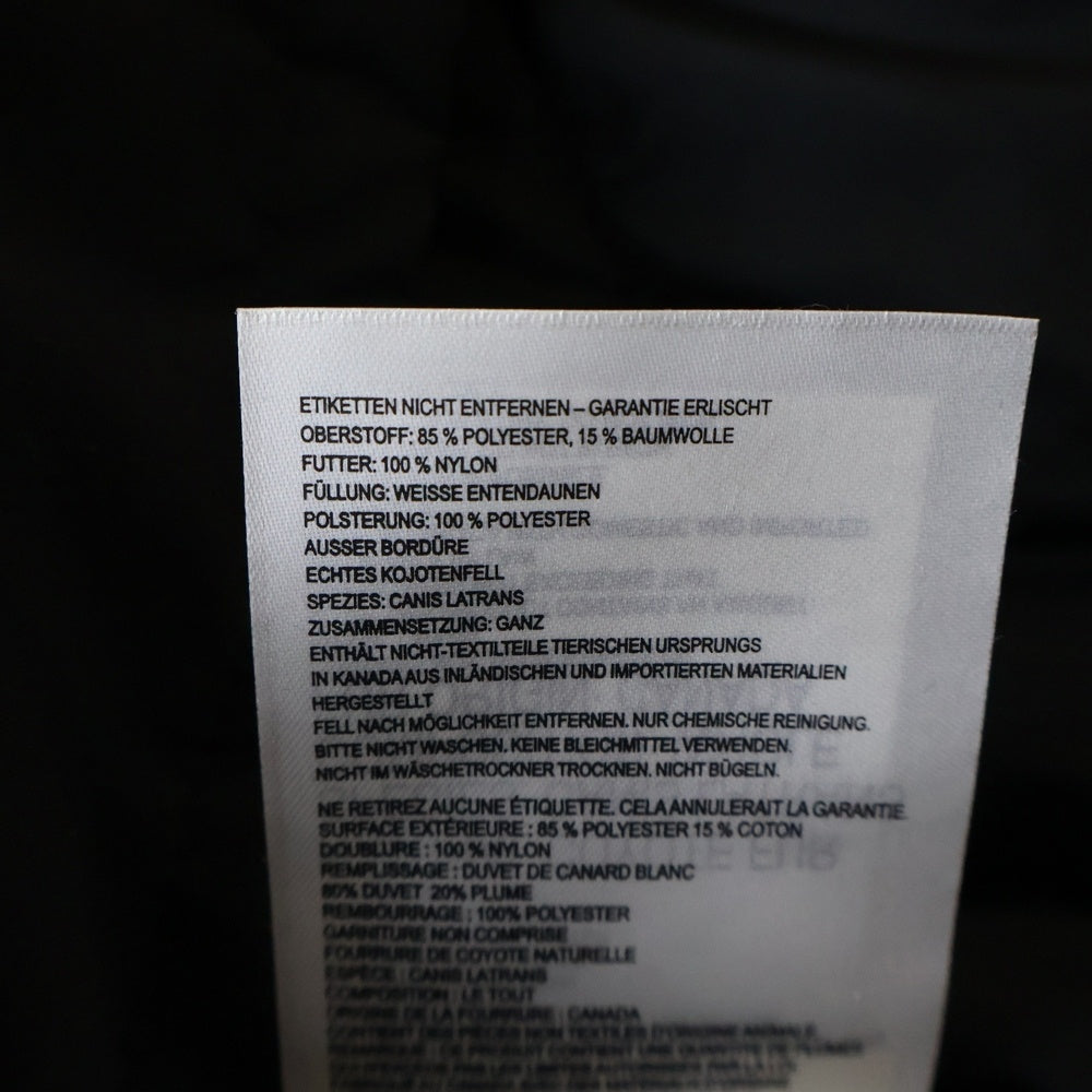 CANADA GOOSE(カナダグース) BRONTE PARKA ブロンテパーカー ファー フーデッドダウンジャケット レディース ブラック 2603JL