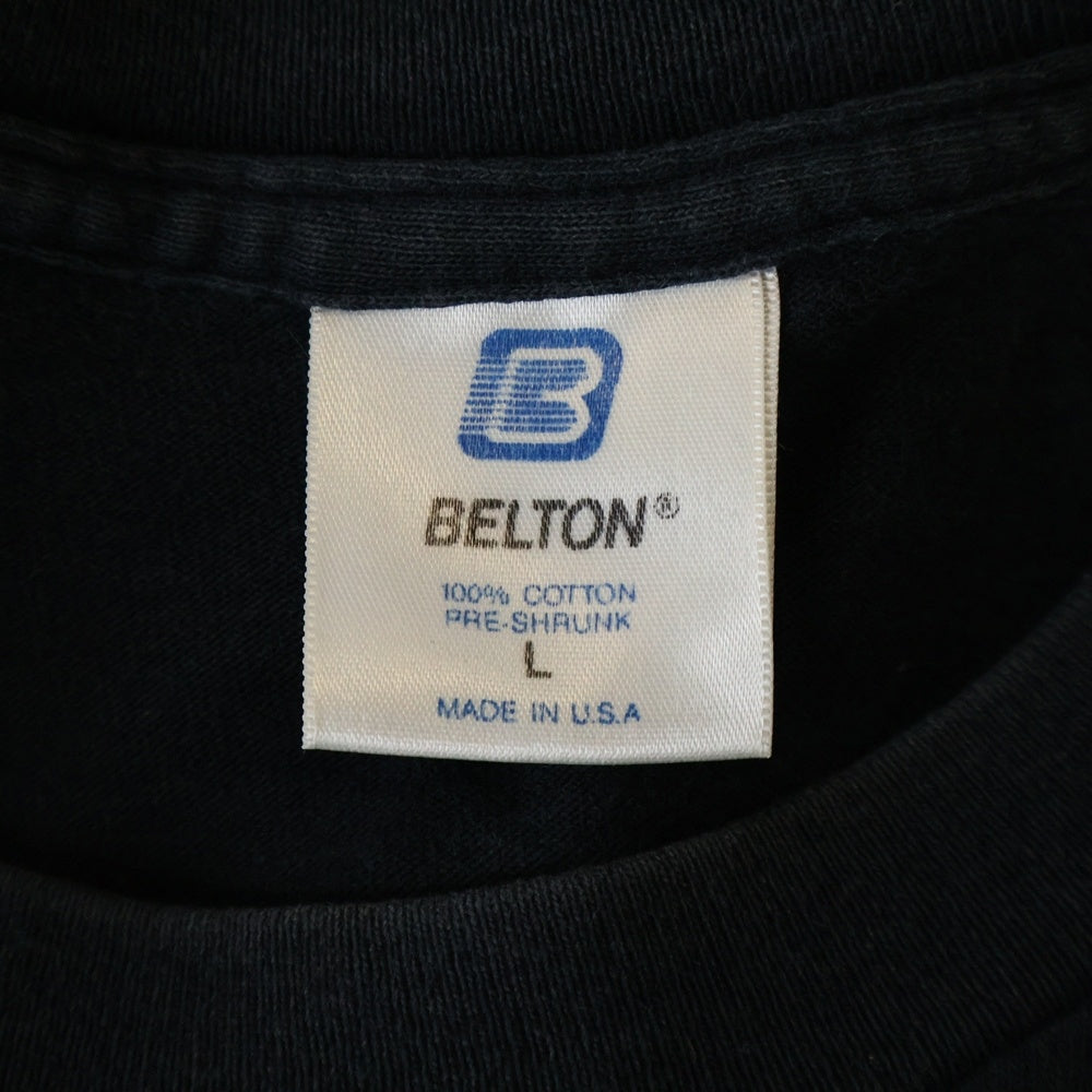 VINTAGE(ヴィンテージ) 90S VINTAGE PEARL JAM ALIVE BELTON ヴィンテージ USA製 パールジャム アライヴ フロントプリント 長袖Tシャツ カットソー ブラック