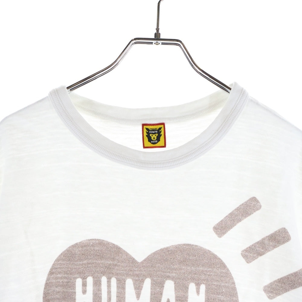 HUMAN MADE(ヒューマンメイド) DAILY S/S T-SHIRT デイリー フロントプリント 半袖Tシャツ カットソー ホワイト