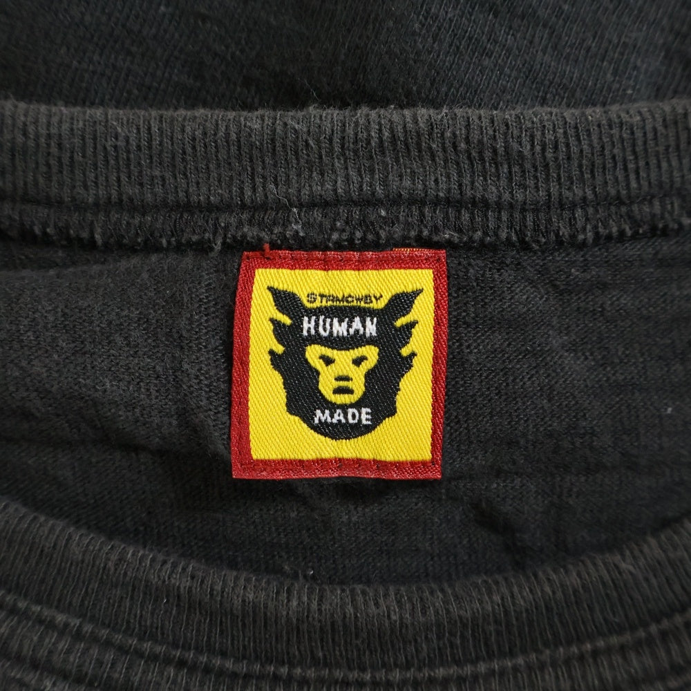HUMAN MADE(ヒューマンメイド) ×KAWS #2 T-SHIRT カウズ フロントプリント 半袖Tシャツ カットソー ブラック
