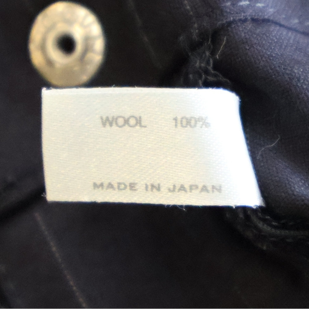 NUMBER (N)INE(ナンバーナイン) 01SS タイム期 ドローストリング ワイドストライプ カーゴスラックスパンツ ブラック