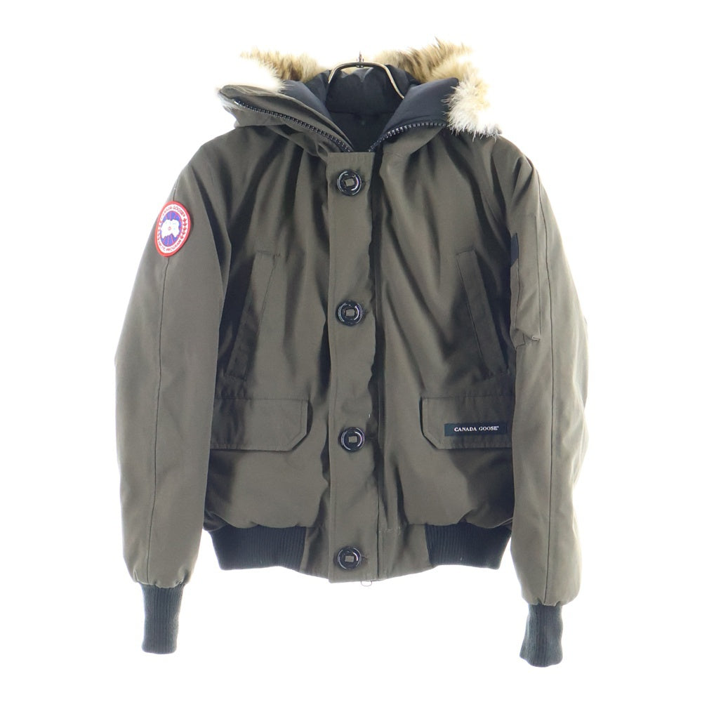 CANADA GOOSE(カナダグース) CHILLIWACK PARKA チリワック ファーフーデッド ダウンジャケット パーカー レディース カーキ 7950JL